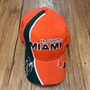 Official Colligate licensed Miami Hurricanes baseball cap 🌀
